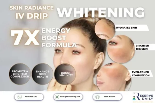 Rejuv radiance whitening iv drip