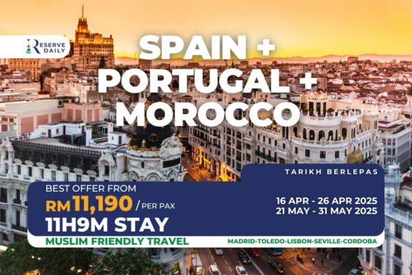 Muslim Friendly Tour Spain-Portugal-Morocco