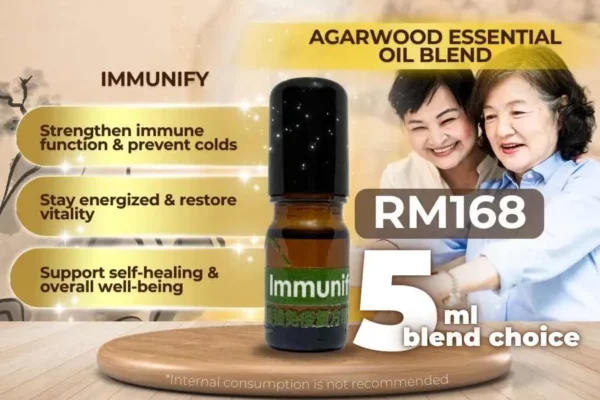 Agarwood Essential Oil Blend Immunify