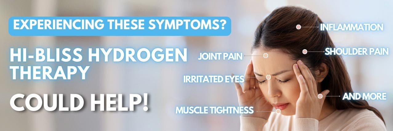Hydrogen therapy for wellness symptoms