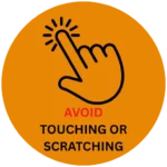 no touching icon