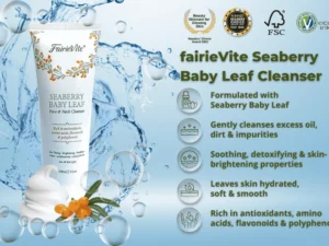 fairieVite Seaberry Baby Leaf Cleanser